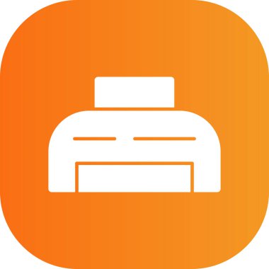 yazıcı simgesi, vektör illüstrasyon tasarımı