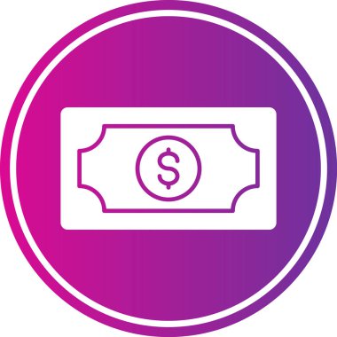 Dolar simgesi vektör illüstrasyonu