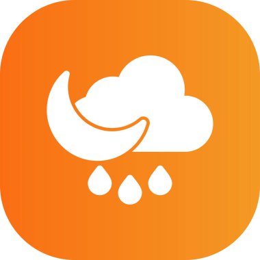 Güzel bulutlu bir hava durumu ikonu.