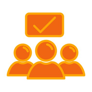 insanlar simge vektör illüstrasyonu