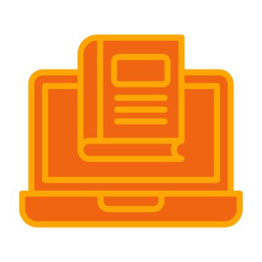 Kitap simgesinin vektör illüstrasyonu