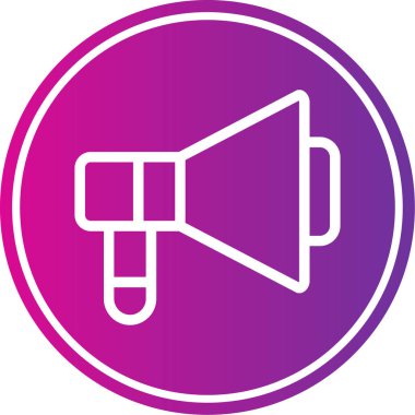 Hoparlör. Web simgesi basit illüstrasyon