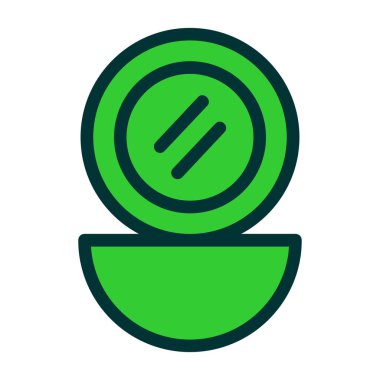 Kahve Kupası düz simgesi beyaz arka plan, vektör, illüstrasyon izole