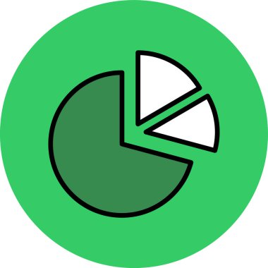 Pasta çizelgesi. Basit resimleme