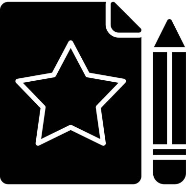 kalem simgesinin vektör illüstrasyonu