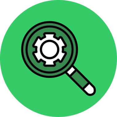 Ara. Web simgesi basit illüstrasyon