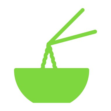 Yeşil çay demliği vektör simgesi