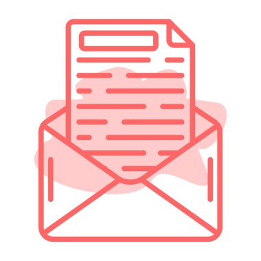 E- posta simgesi vektör illüstrasyonu