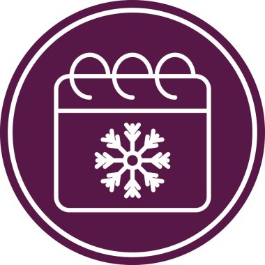 Kar Tanesi Web simgesi basit