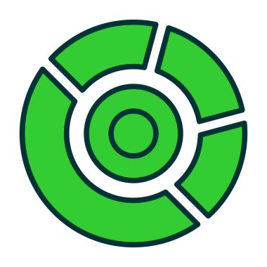 hedef simge vektör illüstrasyonu