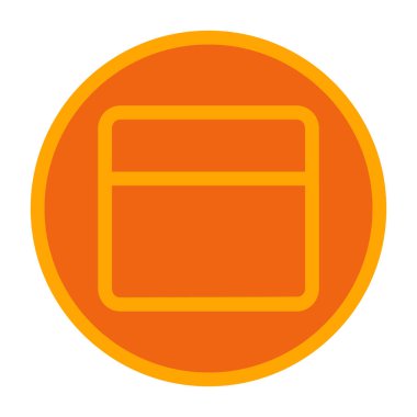 Kredi kartı ikonu. vektör illüstrasyonu