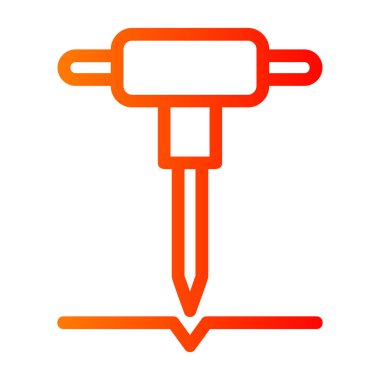 tornavida ikonu vektör çizimi