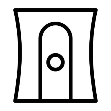 kapı simgesi vektör illüstrasyonu