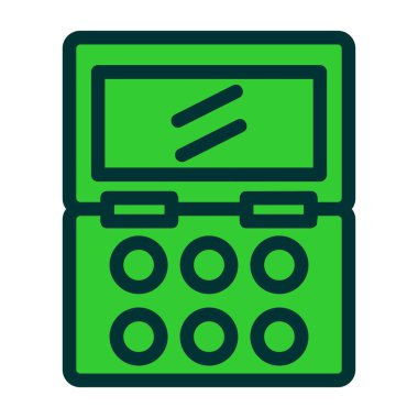 Hesap makinesi. Web simgesi basit tasarım