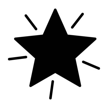 yıldız simgesi vektör illüstrasyonu