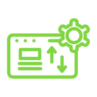 seo modern simgesinin vektör illüstrasyonu