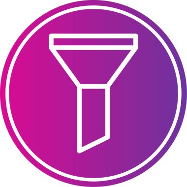 Tek bir simgenin vektör illüstrasyonu