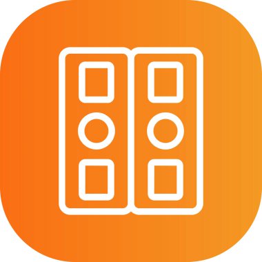 Bir b eksikliği simgesinin vektör çizimi