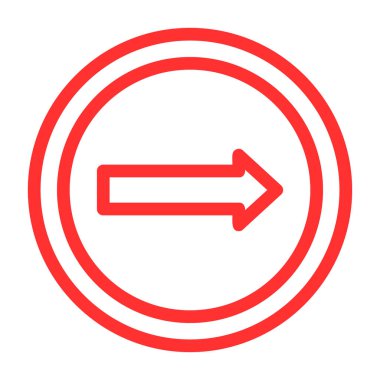 ok simgesi vektör illüstrasyonu