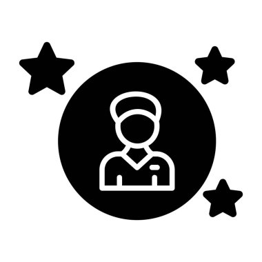 Seo simgesinin vektör illüstrasyonu