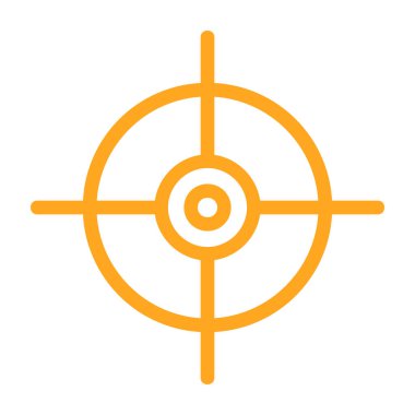 hedef simge vektör illüstrasyonu