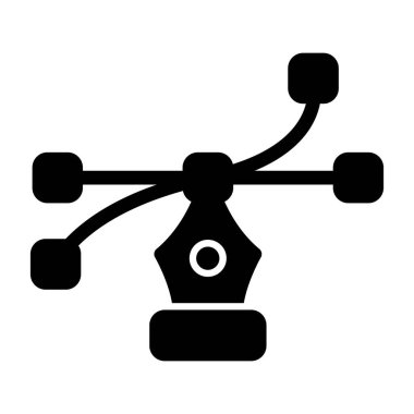 Modern oto tamir simgesinin vektör illüstrasyonu