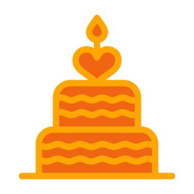 kek ikonu vektör illüstrasyonu