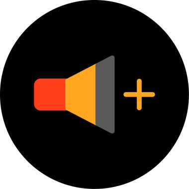 Modern konuşmacı simgesinin vektör illüstrasyonu