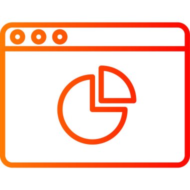 Tarayıcı pencere simgesi ana hat biçiminde