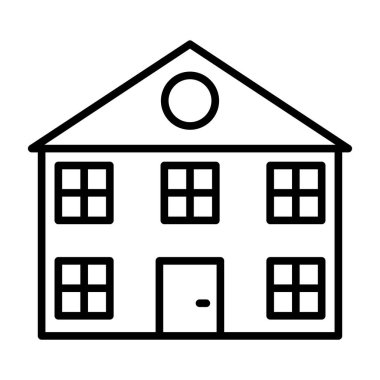 house building. web icon simple design