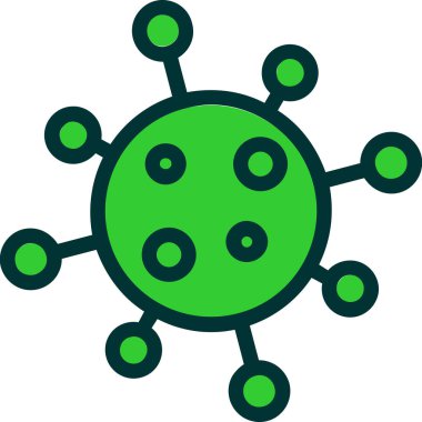 Coronavirus covid 19 vektör düz çizim