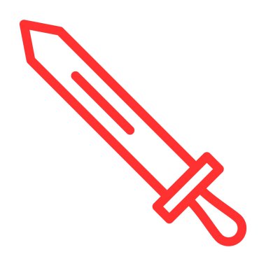 Bıçak. Web simgesi basit illüstrasyon