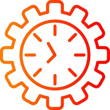 dişli simgesi vektör illüstrasyonu