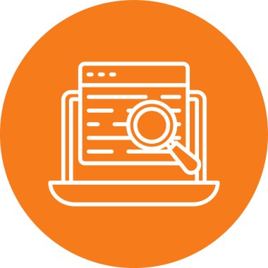 vektör Arama Simgesi illüstrasyonu