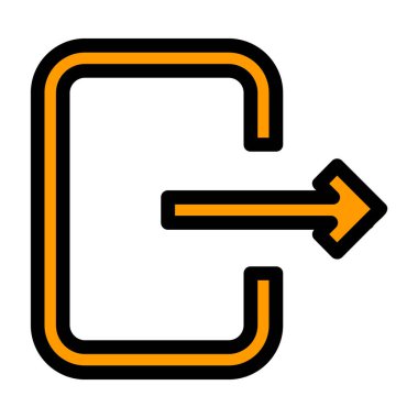 ok simgesi vektör illüstrasyonu