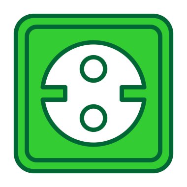 Araba pil simgesi, vektör çizim