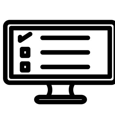 bilgisayar ekranı simgesi, özet biçimi