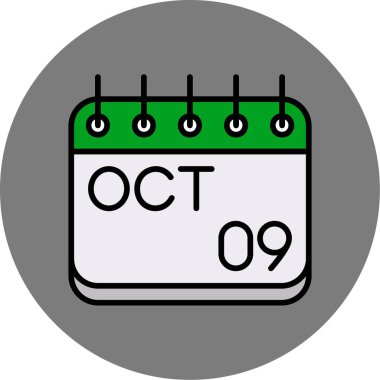 Kişisel ve ticari takvimin gösterimi