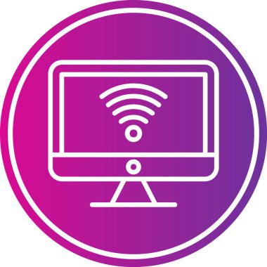 dizüstü bilgisayar simgesi, vektör illüstrasyonu