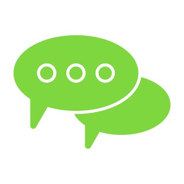 kabarcık sohbet mesajı izole edilmiş simgesi