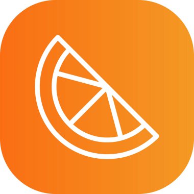 Projeniz için vektör turuncu simgesi