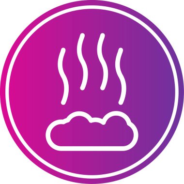 vektör sıcak yiyecek simgesi