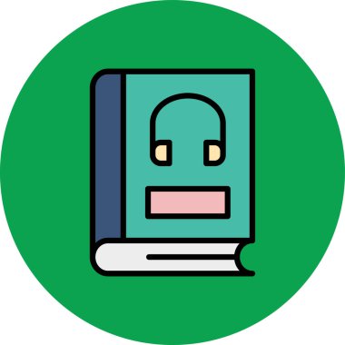 kitap simgesi vektör illüstrasyonu