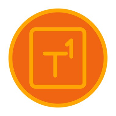 Bir numaralı ikon. vektör illüstrasyonu