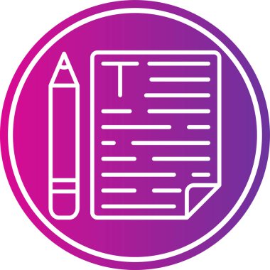 Dosya simgesinin vektör illüstrasyonu