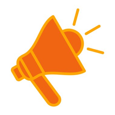 megafon ikon vektör illüstrasyon tasarımı