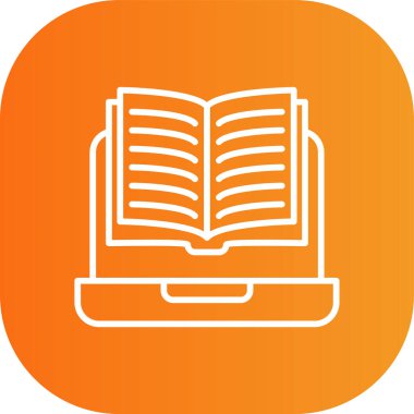 kitap simgesi vektör illüstrasyonu