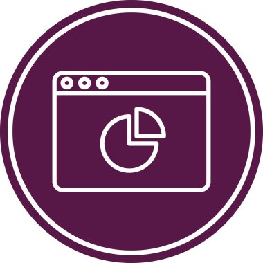 Web simgesi vektör illüstrasyonu