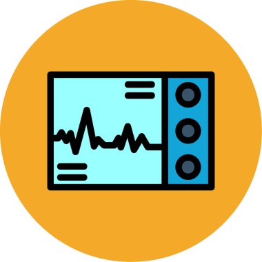 Vektör müzik simgesi illüstrasyonu