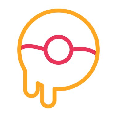 İnsan beyni ikonu. Web için beyin vektör simgelerinin özet çizimi